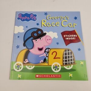 4 For $12 Peppa Pig George's Race Car Scholastic Book